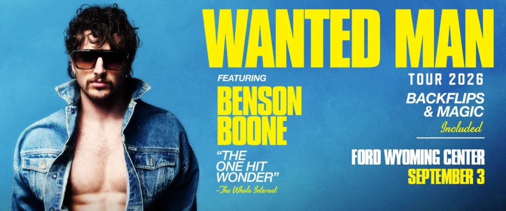 Benson Boone at Ford Wyoming Center